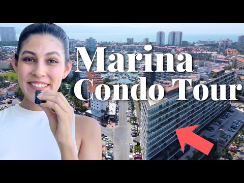 Touring a $595,000 USD condo in Marina Vallarta