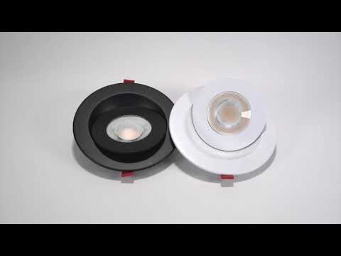 6"  Round Floating Gimbal Recessed LED Lighting