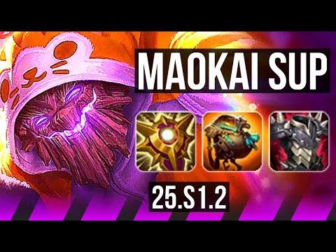 MAOKAI & Jhin vs ANNIE & Ezreal (SUP) | KR Master | 25.S1.2