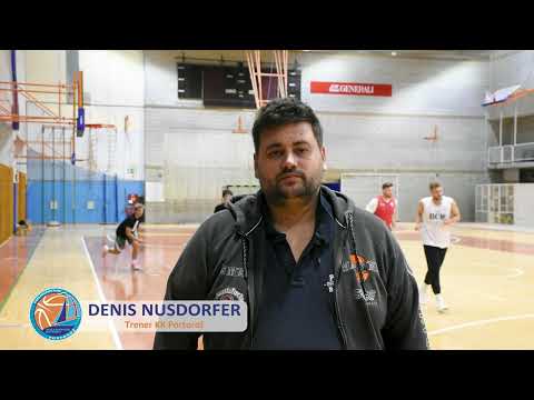 Denis Nusdorfer pred tekmo Troti - Portorož