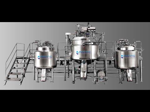 Ointment, cream, gel, lotion manufacturing machine