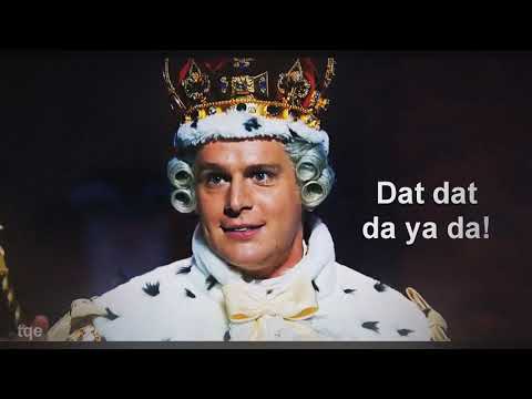 Scene from You’ll Be Back track by Jonathan Groff & Original Broadway Cast of Hamilton
