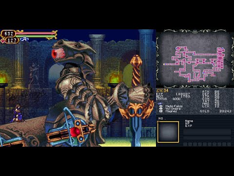 Castlevania: Order of Ecclesia - Eligor battle