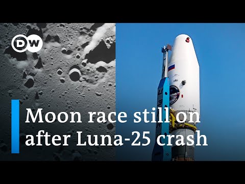 Russia's lunar lander Luna-25 crashes into moon | DW News