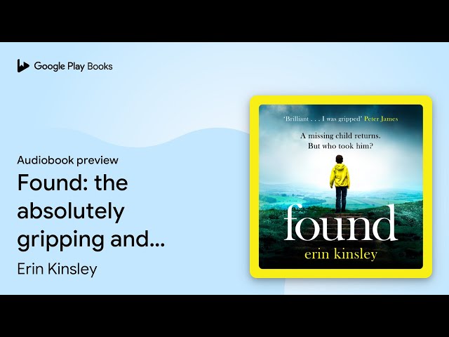 Vídeo relacionado con Found: the absolutely gripping and emotional bestselling thriller