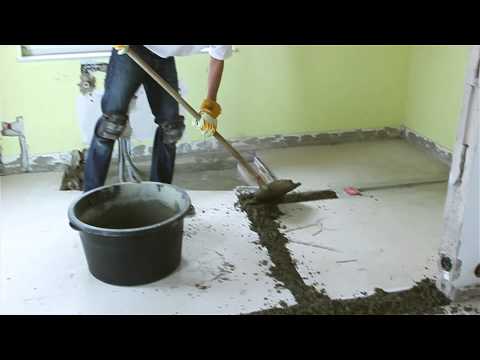 Anwendung quick-mix Schnell Estrich