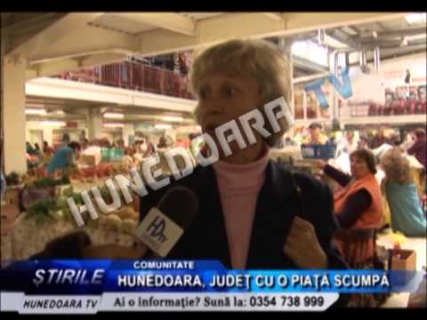 HUNEDOARA, JUDEŢ CU O PIAŢĂ SCUMPĂ