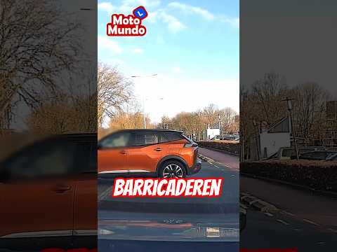 Rijschool Dashcam - 74 - Barricaderen