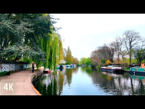 London Morning Walk Along River Lea | Hackney To Tottenham 4K
