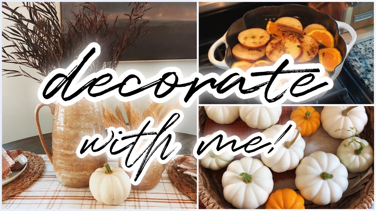 Fall Decorate With Me! | Elegant Kitchen Decor, Pumpkin Picking & Simmer Pot