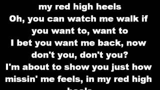 Red high heels - Kellie Pickler