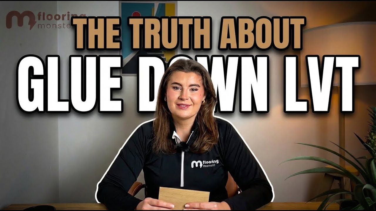 Kulta Ivory Birch Herringbone Glue Down LVT Flooring video cover