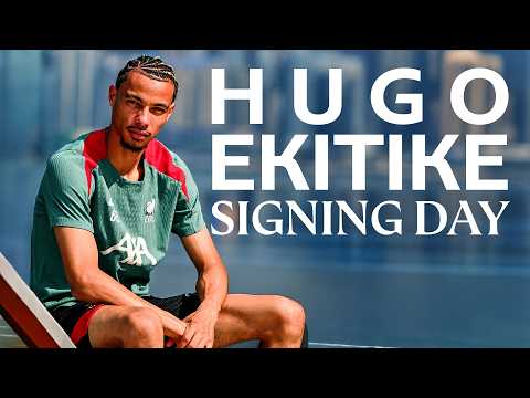 Hugo Ekitike: Signing Day from London to Hong Kong | Liverpool FC