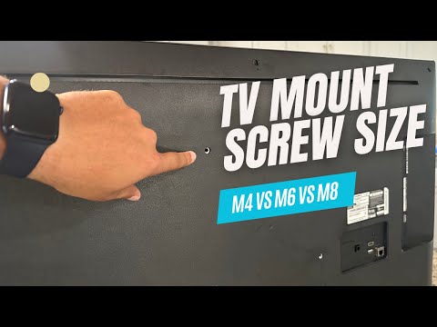 Vizio Tv Wall Mount Screw Size Chart