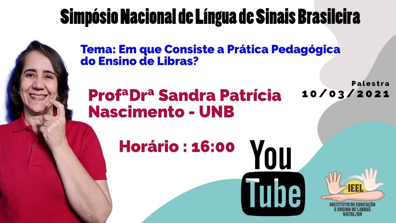 SIMPÓSIO NACIONAL DE LÍNGUA DE SINAIS BRASILEIRA