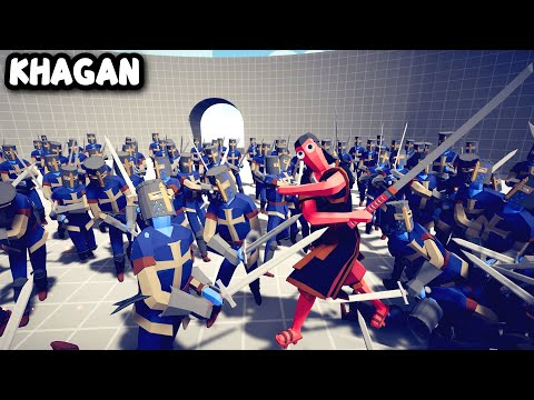 KHAGAN Vs EVERY FACTION + BONUS - TABS - Totally Accurate Battle Simulator