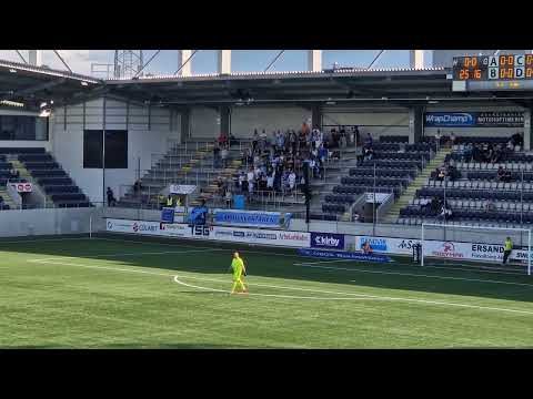 Carrickläktaren Gefle IF supporters mot AFC Eskilstuna 08.07.2023