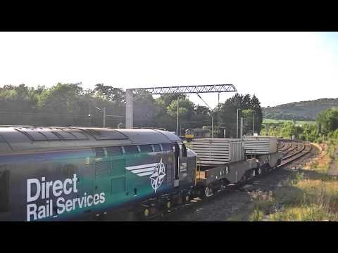 DRS 37682+37218. 6K73. Flasks. Carnforth. 16/06/14