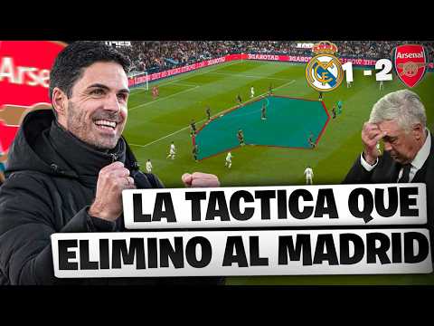 ⚪⚪ COMO EL ARSENAL ACABO CON LA ERA ANCELOTTI // Arsenal 2 Real madrid 1 Analisis tactico