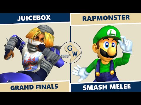 DTD 13: GRAND FINALS - Juicebox (Sheik) Vs. RapMonster (Luigi) SSBM