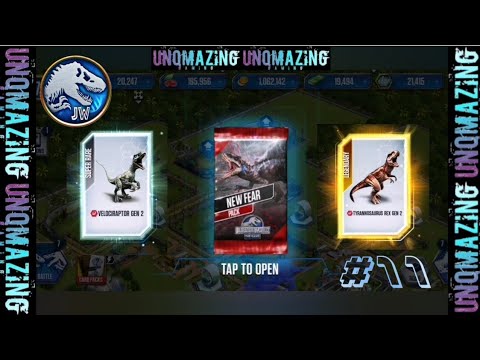 Opening New Fear packs!! || Jurassic World: The Game, Ep. 11. (NO COMMENTARY).