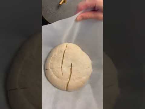 50% whole wheat, 10% rye no-knead sourdough bread. #sourdough #baking #asmrcooking