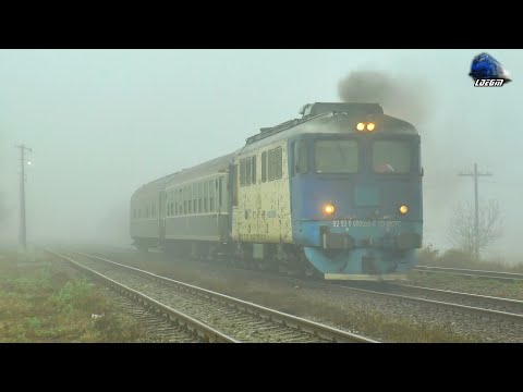 Trenuri în Ceață Extremă în Gara Biharia/Trains in Extrem Fog in Biharia Station - 09 November 2021
