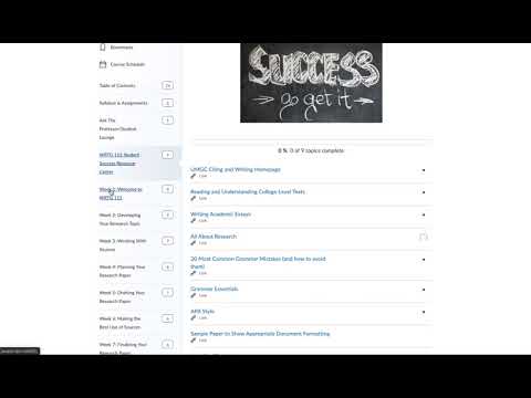 UMGC WRTG 112 Overview