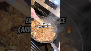 Easy Fried Rice (Arroz Frito) 🍚🔥 #easyrecipe
