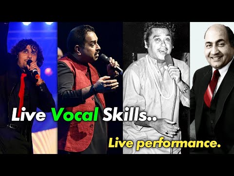 Bollywood Singer's Amazing Live VOCAL SKILLS | Ft. Sonu Nigam, Shankar Mahadevan, kishor Da, Md Rafi