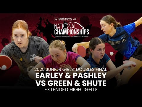 2025 Junior Girls' Doubles Final Highlights - Earley/Pashley vs Green/Shute