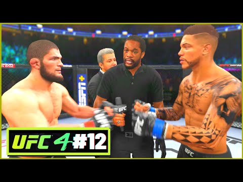 UFC 4 Career Mode - Part 12 - UFC 308 Title Fight! AJ Green V Khabib