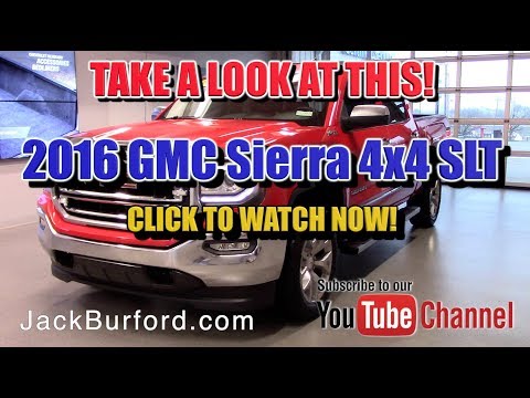 Look at this Red 2016 GMC Sierra 4x4 SLT - Great Truck!