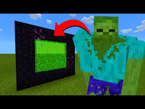 How To Make A Portal To The Mutant Zombie Dimension in Minecraft!