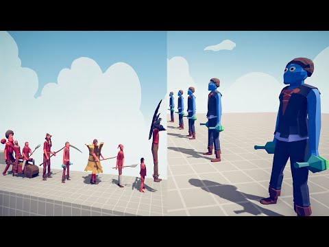 5x POTIONSELLER Vs FARMER Team - Totally Accurate Battle Simulator | TABS