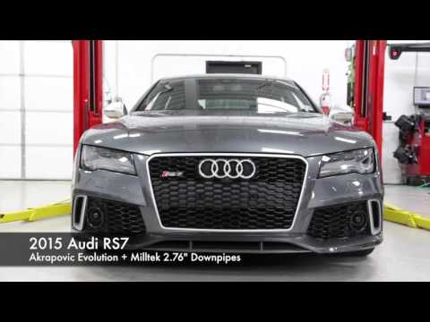 Akrapovic Audi RS7 Evolution Exhaust + Milltek Downpipes