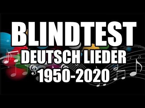 Blindtest deutsch hard - 1950-2020 - Deutsch Lieder