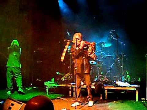Nazareth -Dan McCafferty playing Bagpipe in Berns Salonger in Stockholm Sweden 27/10 2011