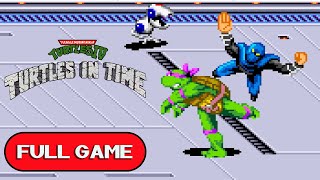 TMNT IV: Turtles in Time SNES FULL GAME Longplay Gameplay Walkthrough Playthrough VGL