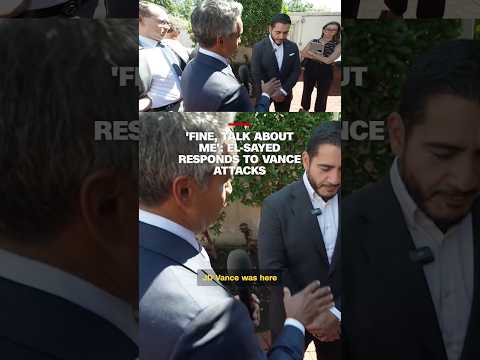 El-Sayed responds to Vance attacks