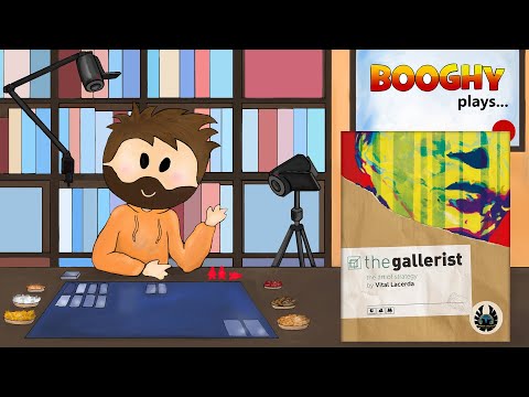 Booghy plays... The Gallerist(3p, Rules, Playthrough, Review)