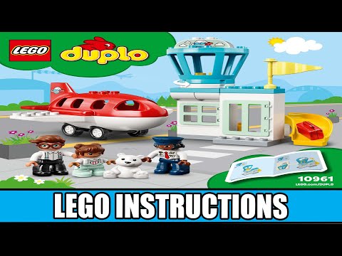 Конструктор LEGO Duplo Town «Самолет и аэропорт» 10961 / 28 деталей