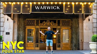 AFFORDABLE NYC LUXURY HOTEL? Warwick New York Room Tour & Review