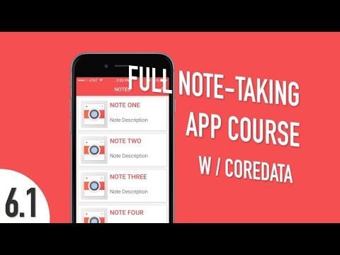 Xcode iOS Swift Course - Create a Full Note-Taking App - Part 6.1 - Note ViewController Setup