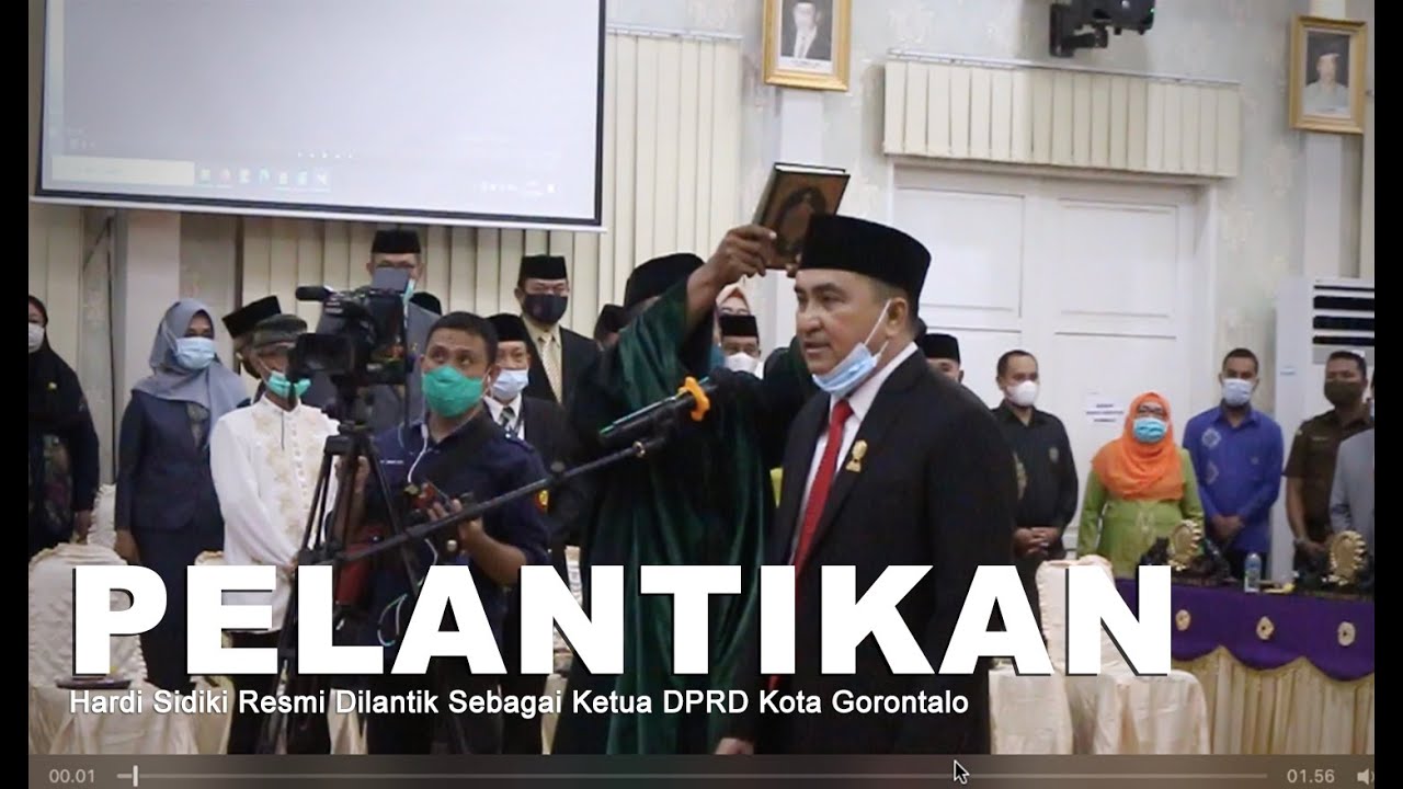 Hardi Sidiki Resmi Dilantik Ketua DPRD Kota Gorontalo