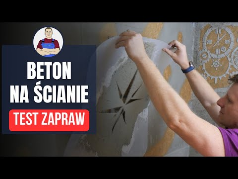 How to create a CONCRETE effect - mortar TEST + GOLDEN Accents and Stencils!