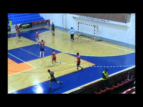 RK Zajecar - RK Nova Pazova, Uros Tomic odbrana