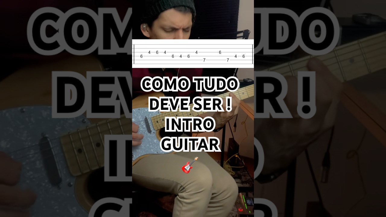 Tab/Aula Como tudo deve ser na Guitarra! #guitarristas #charliebrownjr #rocknacional