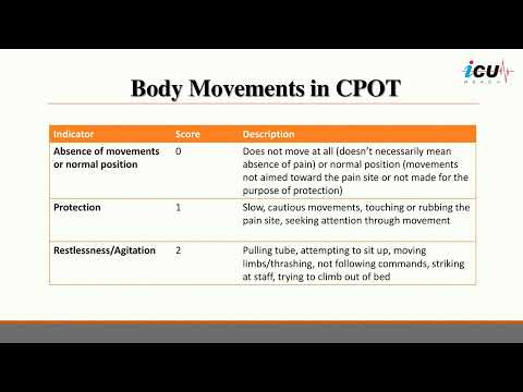 Pain Assessment in the ICU