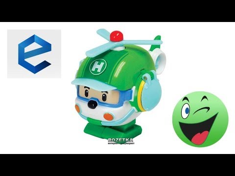 Распаковка Хэли Мини-трансформер Robocar Poli из Rozetka.com.ua